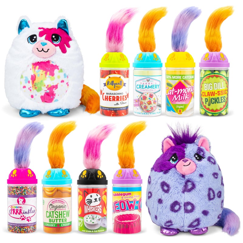 Basic Fun Misfittens Cats - Surprise Collectible Plush - Series 3 Wild Cats  Kittens  Stuffed Cat Plushie  Furry Surprise Toy for Girls  Boys  Kids and Toddlers Ages 3+ - Image 1